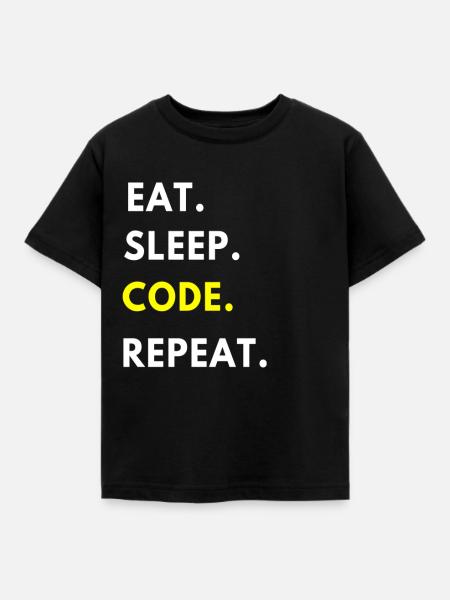 Programmierer - Kinder T-Shirt - Schwarz