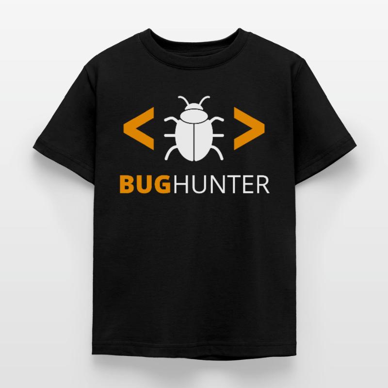 Bug Hunter programmer debugger Kids' T-Shirt