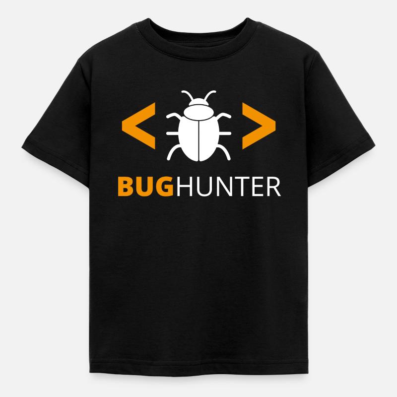 Débogueur de programmeur Bug Hunter - T-shirt Enfant - noir