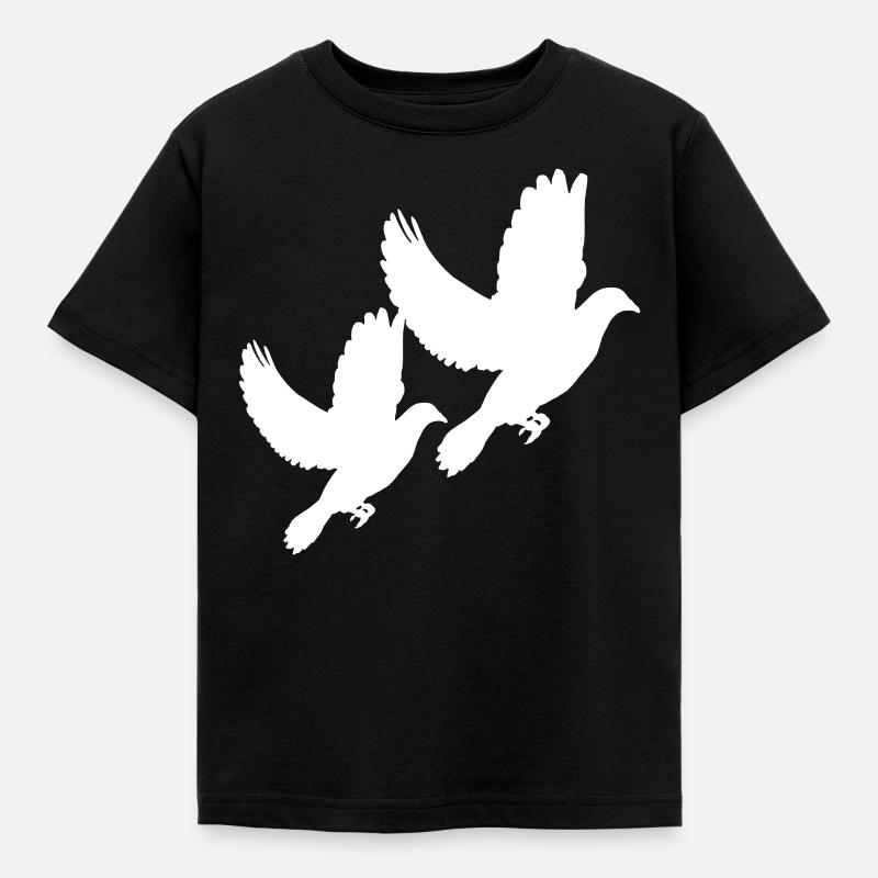Dove - Kids' T-Shirt - black