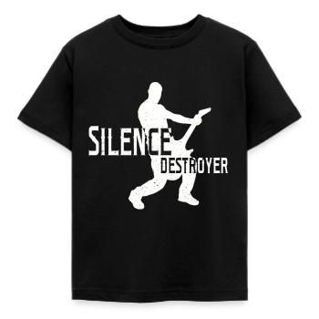 Guitare électrique guitare électrique - T-shirt Enfant - noir - Devant - AI Model Kid Female (0cm)