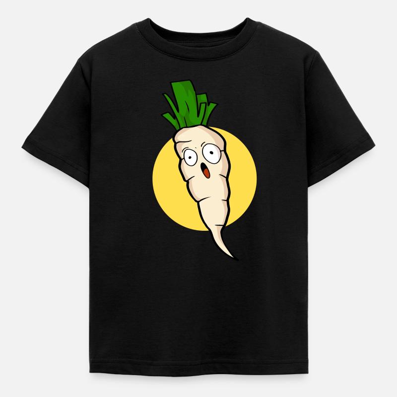 Sugarbeet surprised - Kids' T-Shirt - black