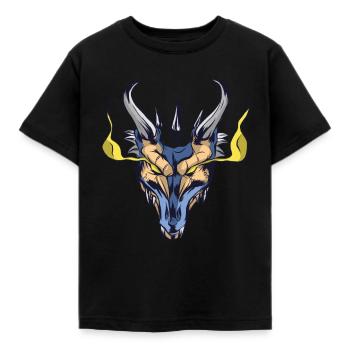 Magischer Drache - Magic Dragon - Kinder T-Shirt - Schwarz - Vorne - AI Model Kid Female (0cm)