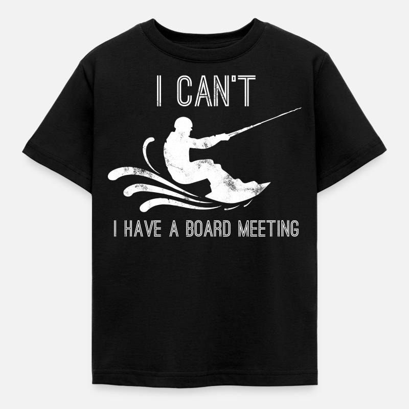 Wakeboard - Wakeboarder - Spruch - Geschenk - Kinder T-Shirt - Schwarz