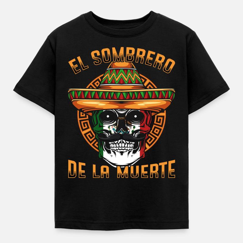 Mexiko - Kinder T-Shirt - Schwarz