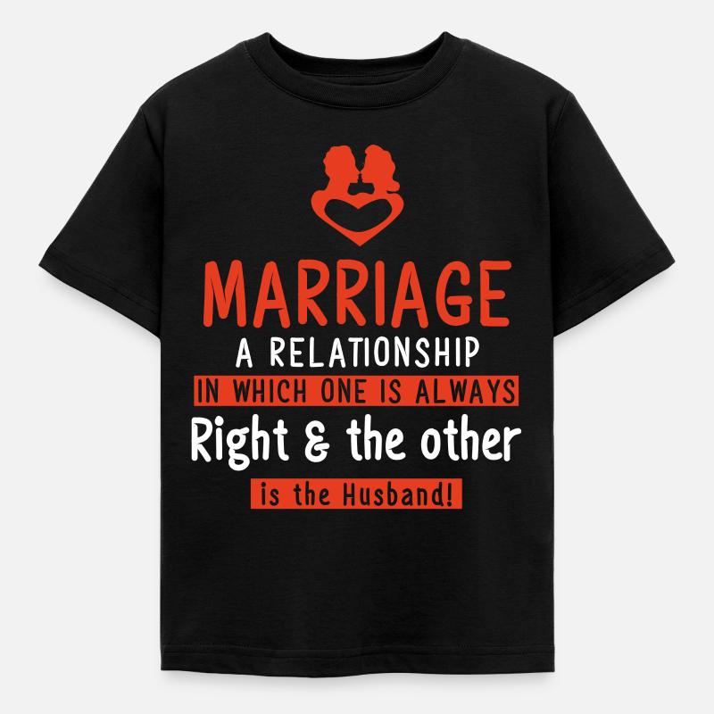 Demande de mariage - T-shirt Enfant - noir