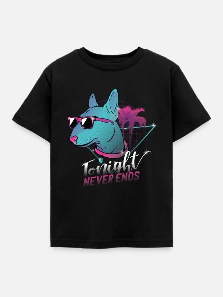 bull-terrier - T-shirt Enfant - noir