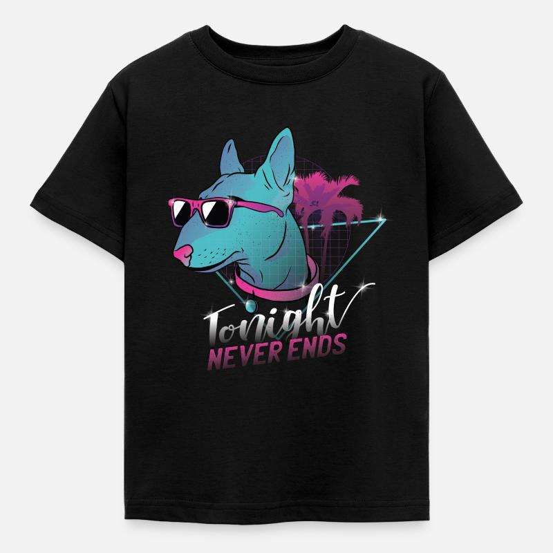 bull-terrier - T-shirt Enfant - noir