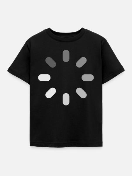 Loading - Kinder T-Shirt - Schwarz