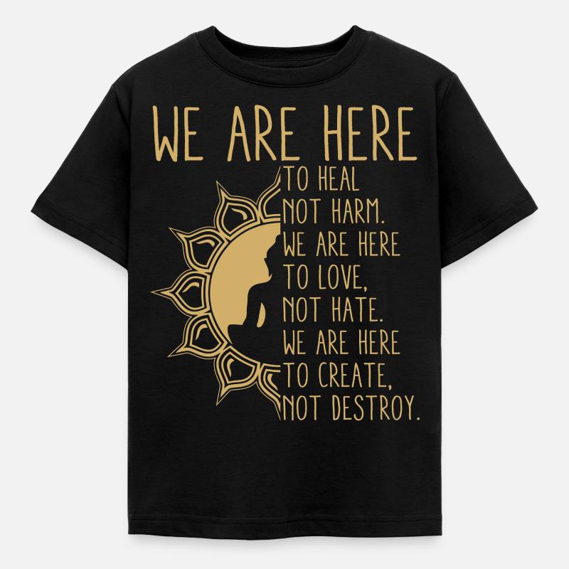 Buddhismus Inspiration - Kinder T-Shirt - Schwarz