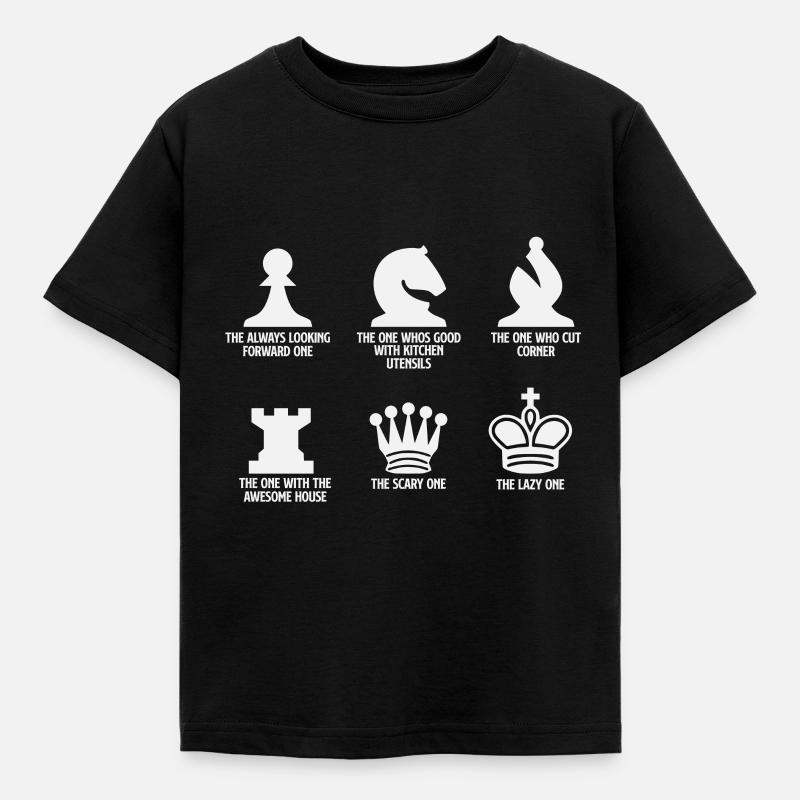 chessmen - T-shirt Enfant - noir