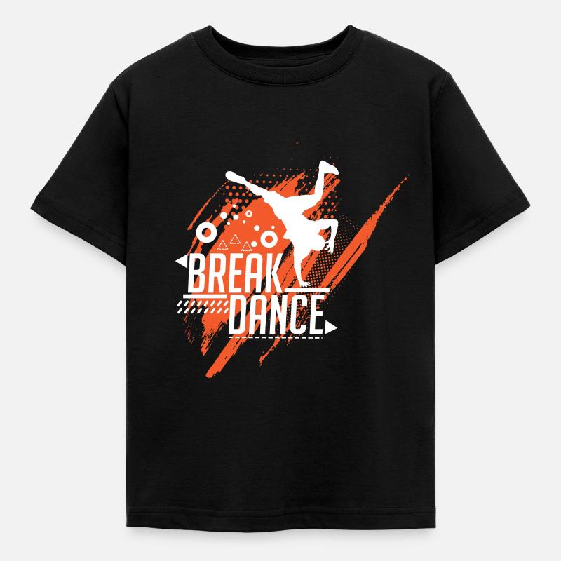 break dancing - Kids' T-Shirt - black