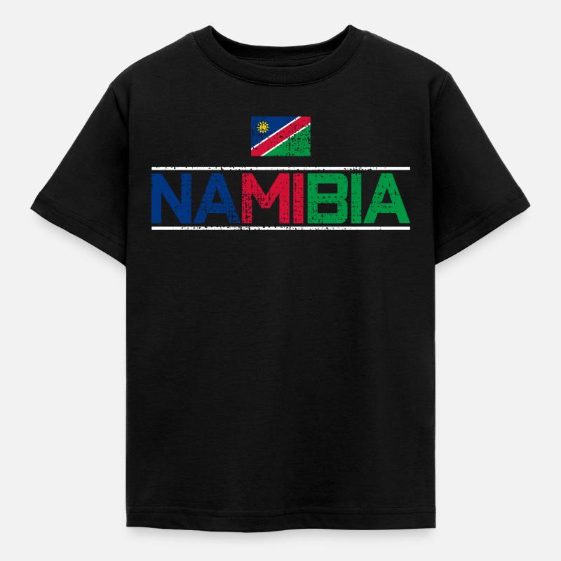 Namibia - Kids' T-Shirt - black