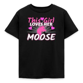 élan - T-shirt Enfant - noir - Devant - AI Model Kid Female (0cm)