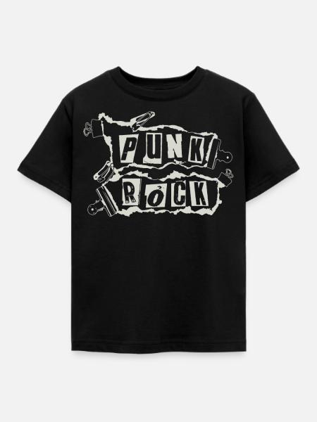 Punkrock - Kinder T-Shirt - Schwarz