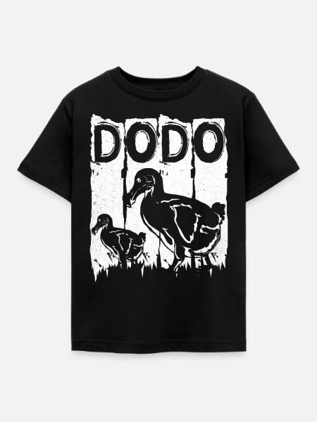 Dodo - Kinder T-Shirt - Schwarz