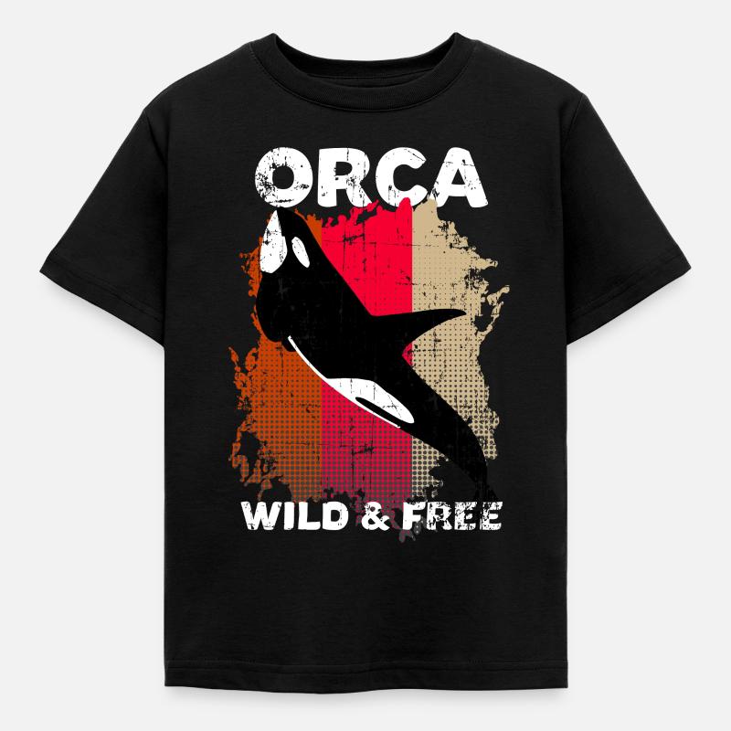 Orca - Kids' T-Shirt - black