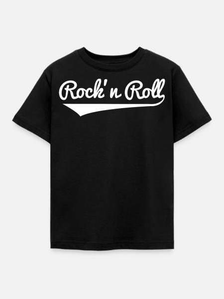 RocknRoll - Kinder T-Shirt - Schwarz