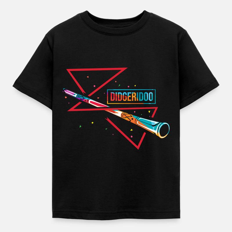 Didgeridoo - T-shirt Enfant - noir