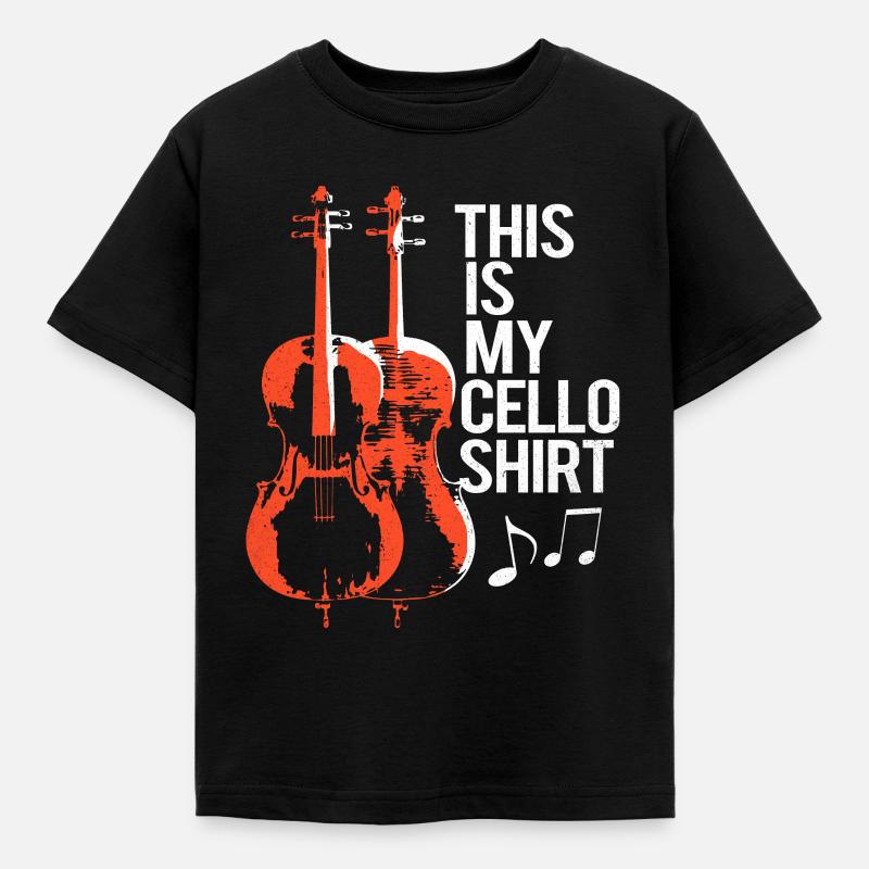 Cello - Kids' T-Shirt - black