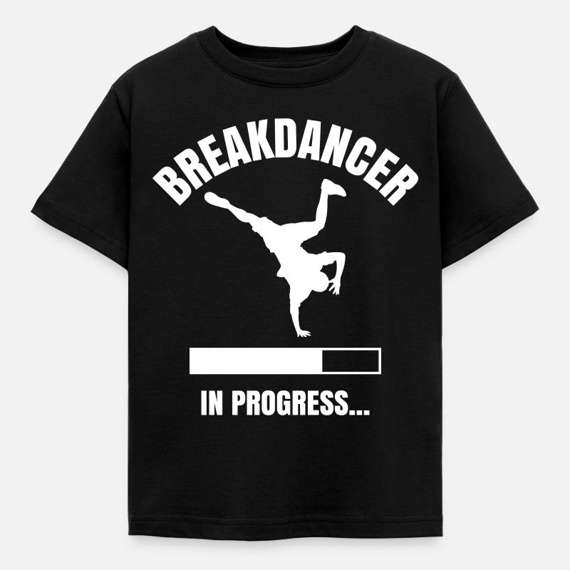Breakdancer - Kinder T-Shirt - Schwarz