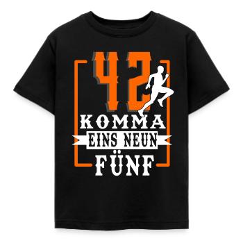 Marathon - Kids' T-Shirt - black - Front - AI Model Kid Female (0cm)