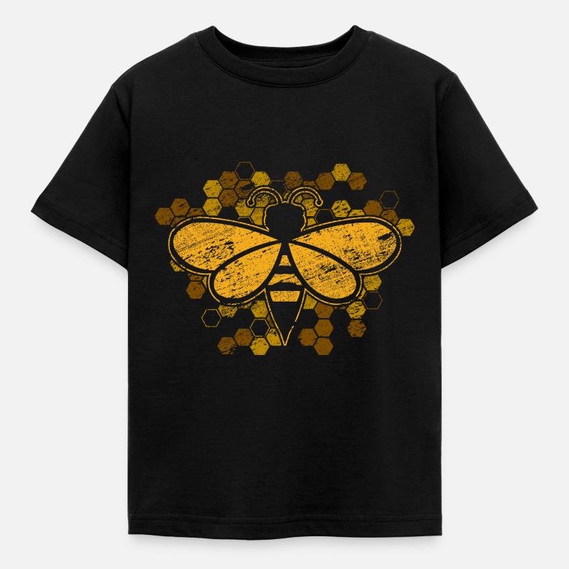 bee - Kids' T-Shirt - black