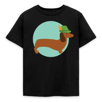 chasseur - T-shirt Enfant - noir - Devant - AI Model Kid Female (0cm)