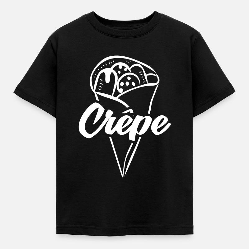 crêpe - T-shirt Enfant - noir