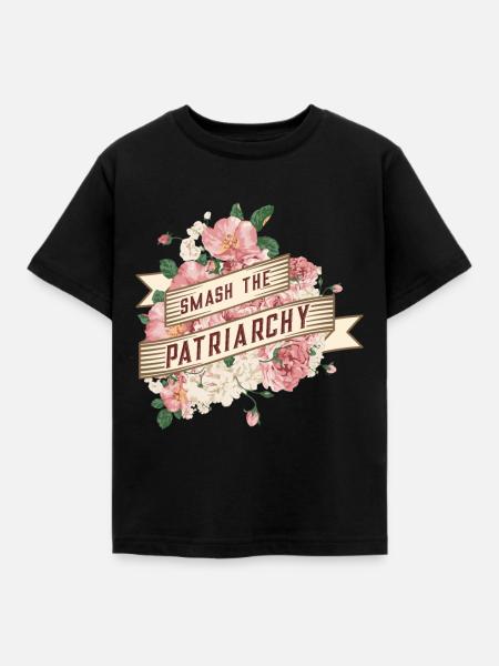 Smash the patriarchy / Feminismus - Kinder T-Shirt - Schwarz