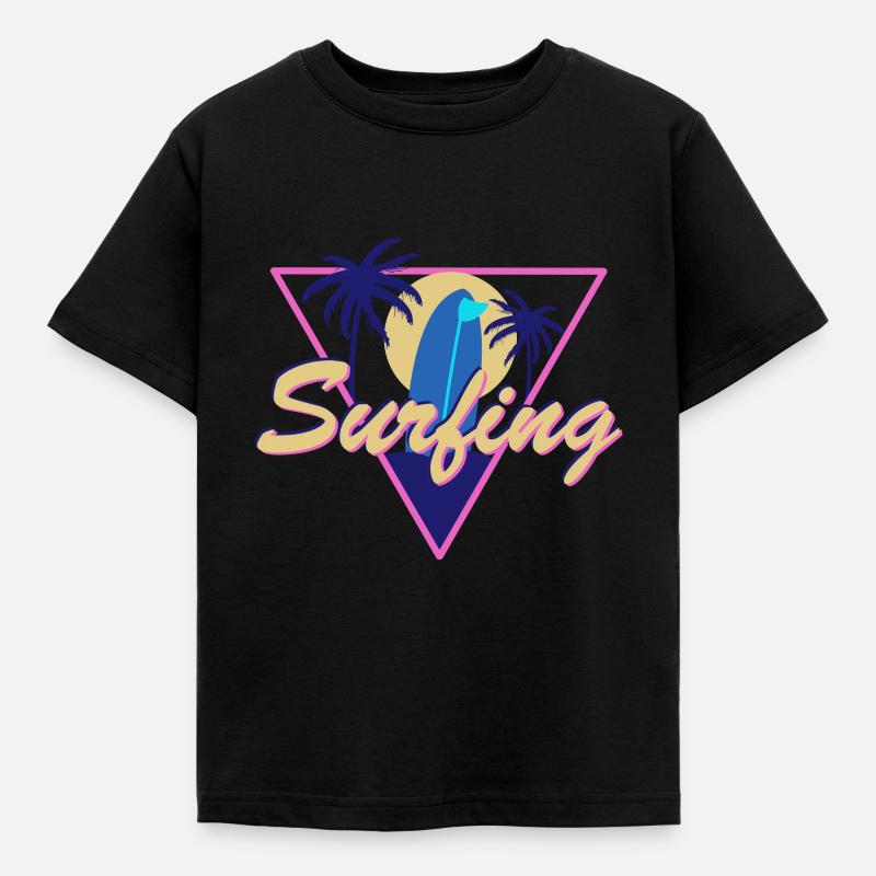 Sommer Sonne Sonnenschein - Kinder T-Shirt - Schwarz