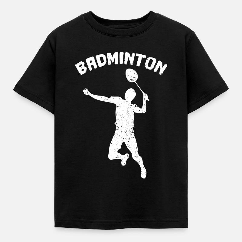 badminton - T-shirt Enfant - noir