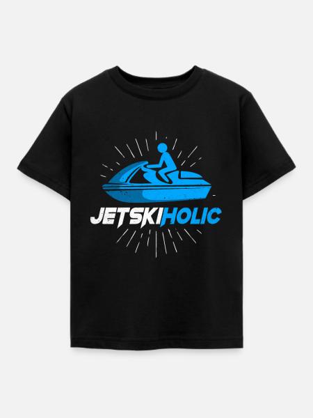 Jetski - Kinder T-Shirt - Schwarz