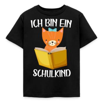 Schulanfang Erste Klasse einschulung - Kinder T-Shirt - Schwarz - Vorne - AI Model Kid Female (0cm)