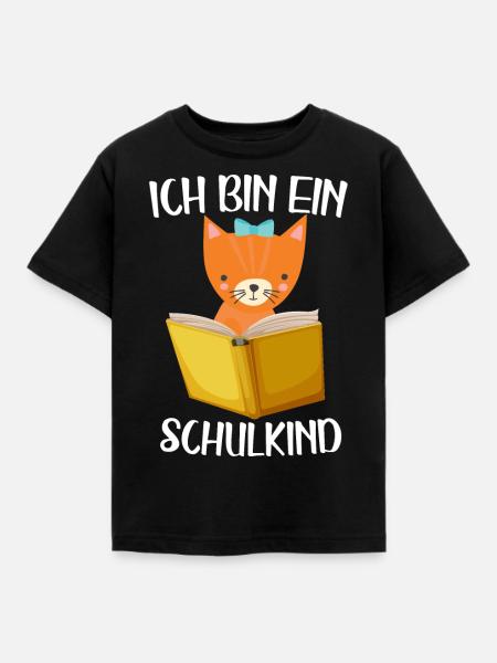 Schulanfang Erste Klasse einschulung - Kinder T-Shirt - Schwarz