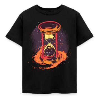 Imagination de sablier - T-shirt Enfant - noir - Devant - AI Model Kid Female (0cm)