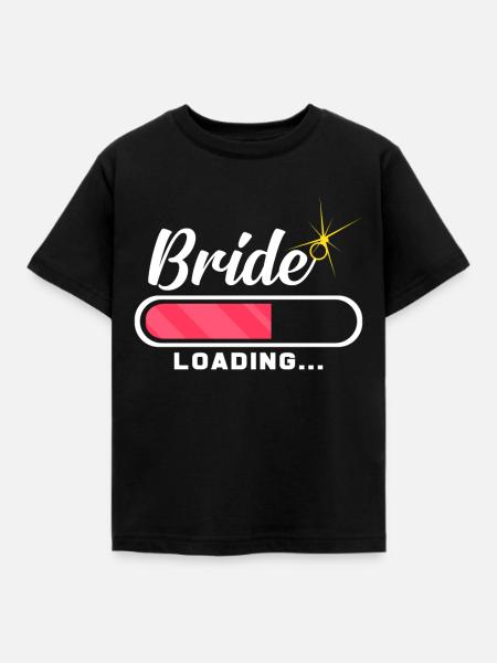 Trauung - Kinder T-Shirt - Schwarz
