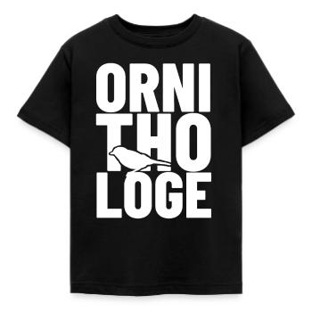 ornithologe vogelkunde - Kinder T-Shirt - Schwarz - Vorne - AI Model Kid Female (0cm)