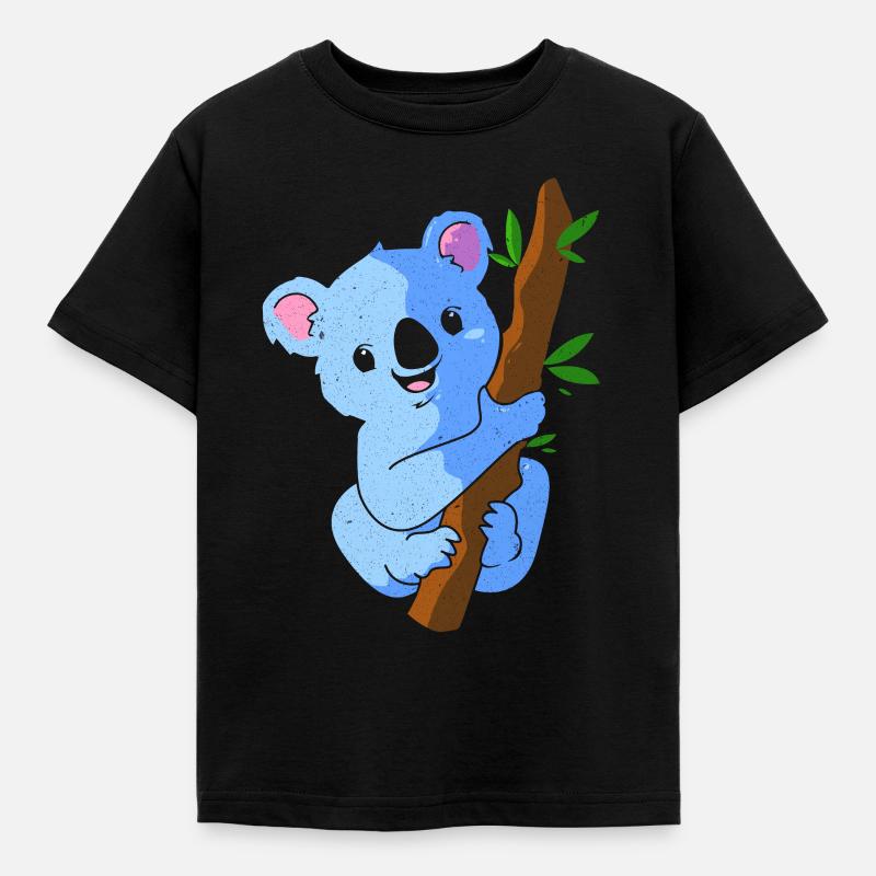 Koala - Kids' T-Shirt - black