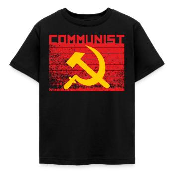Communisme socialiste communiste URSS communiste - T-shirt Enfant - noir - Devant - AI Model Kid Female (0cm)