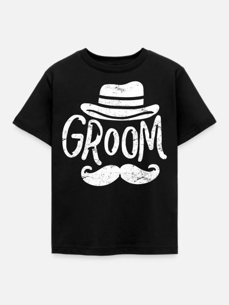 Bräutigam - Kinder T-Shirt - Schwarz