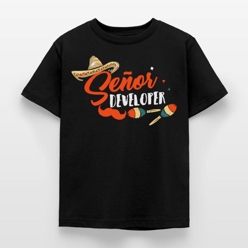 Programmer Senior Developer Programming Kids' T-Shirt