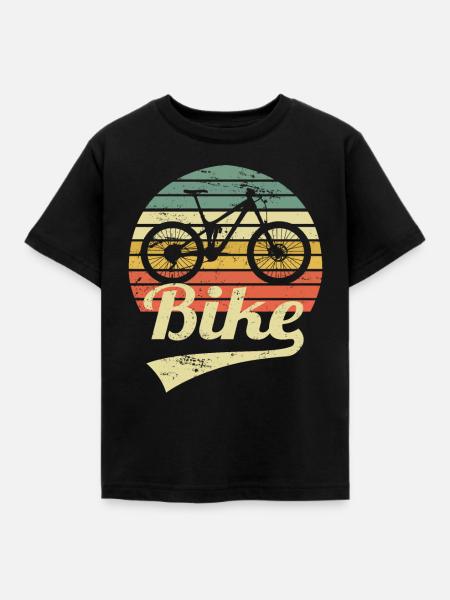 Mountain Bike Mountain Bike Vintage Retro MTB - Kids' T-Shirt - black