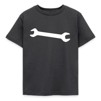 Mechaniker - Kinder T-Shirt - Dunkelgrau - Vorne - AI Model Kid Female (0cm)