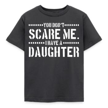 Fille Maman père dit. - T-shirt Enfant - charbon - Devant - AI Model Kid Female (0cm)