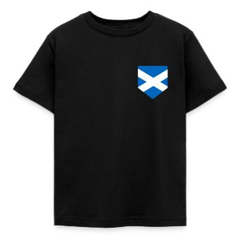 Écosse - T-shirt Enfant - noir - Devant - AI Model Kid Female (0cm)
