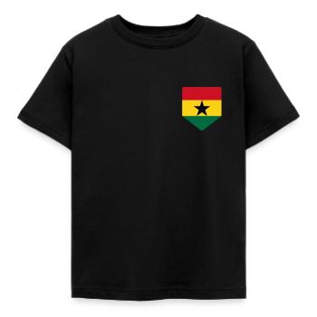 Ghana - T-shirt Enfant - noir - Devant - AI Model Kid Female (0cm)