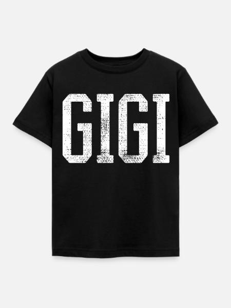 Gigi Großmutter Großmutter Großmutter Familie - Kinder T-Shirt - Schwarz