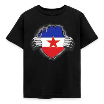 Yougoslavie Yugoslavia Jugoslavija SFRJ Cadeau - T-shirt Enfant - noir - Devant - AI Model Kid Female (0cm)
