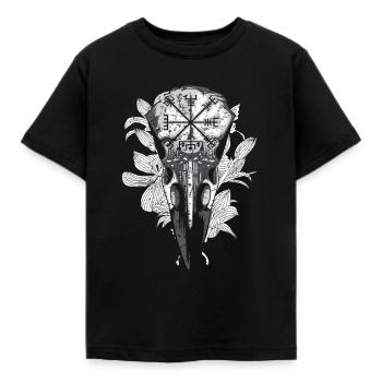 Boussole nordique - T-shirt Enfant - noir - Devant - AI Model Kid Female (0cm)